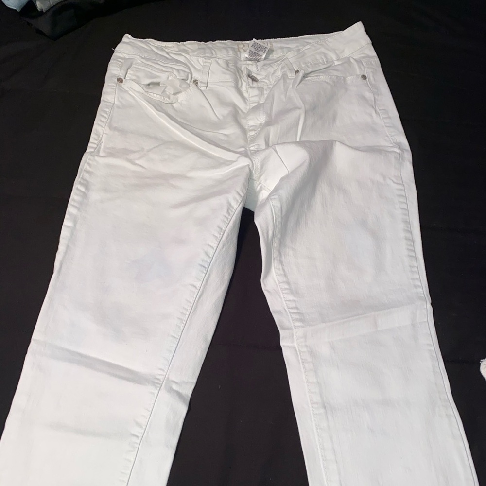 White jeans